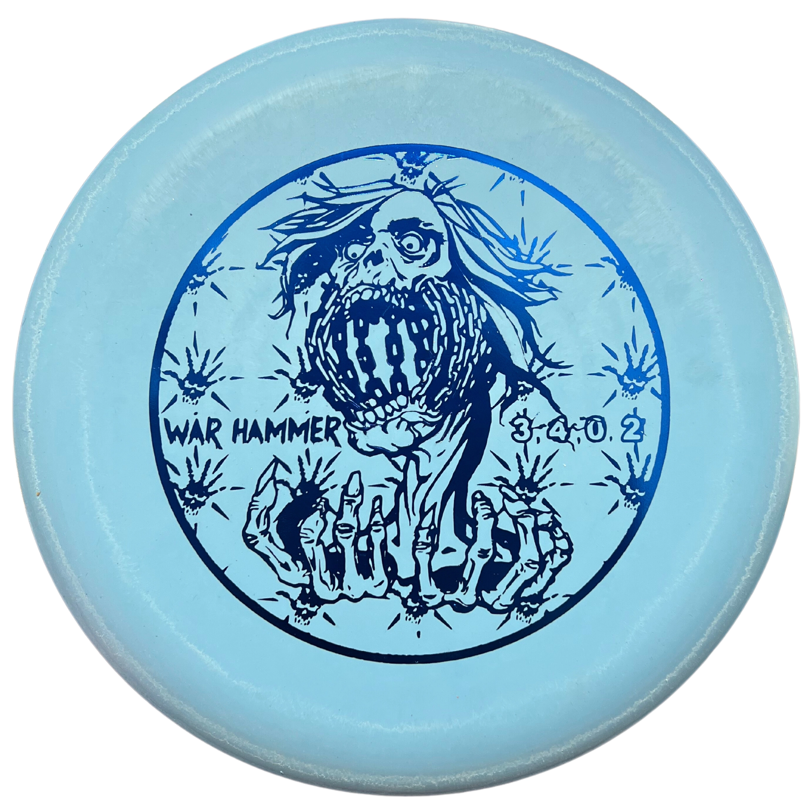 Black Zombie Disc Golf War Hammer disc golf disc